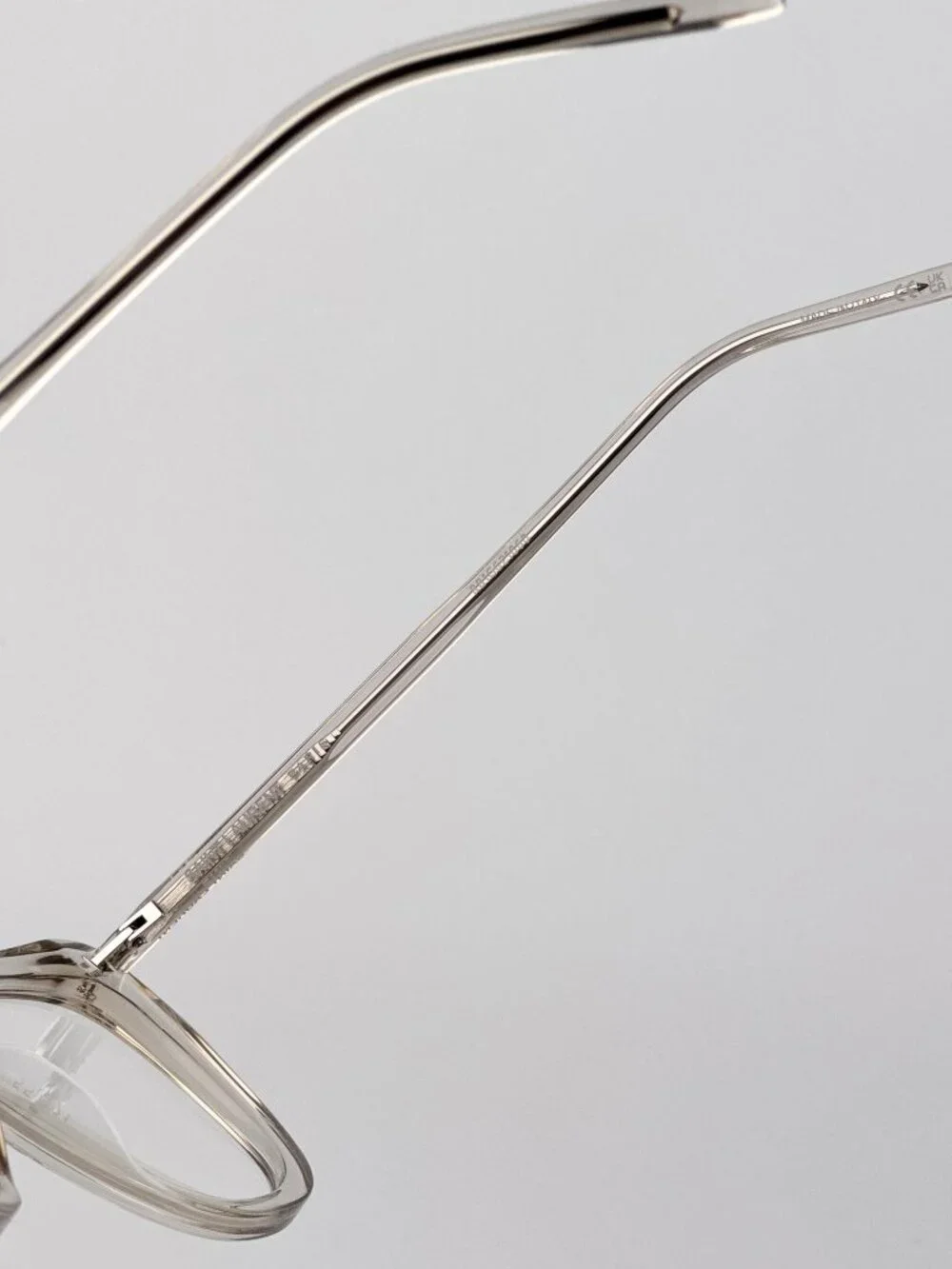 Saint Laurent SL778 004 Cat Eye Eyeglasses – Transparent Beige | Women’s